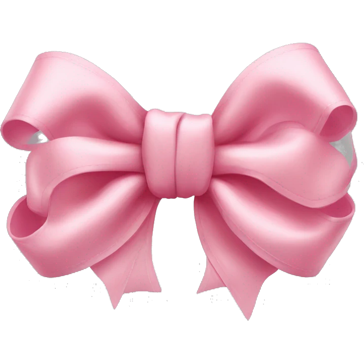 Chanel pink bow emoji