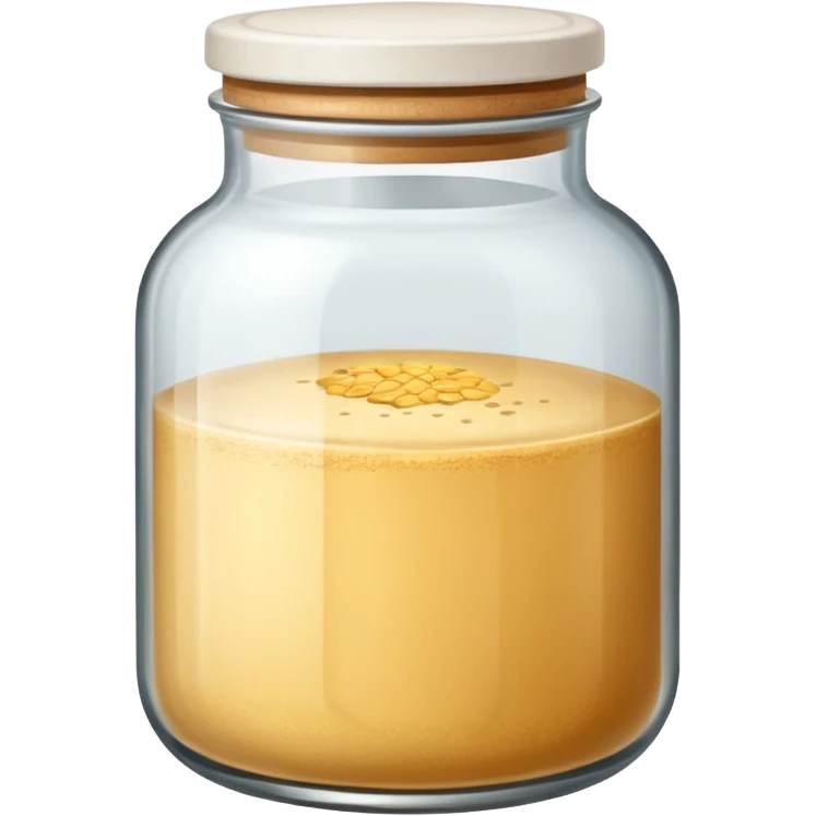 Poudre de farine dans un bocal  emoji