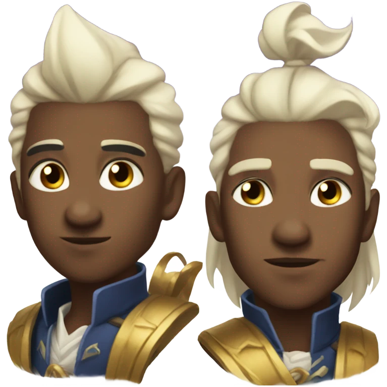 white named Elijah playing genshin impac emoji
