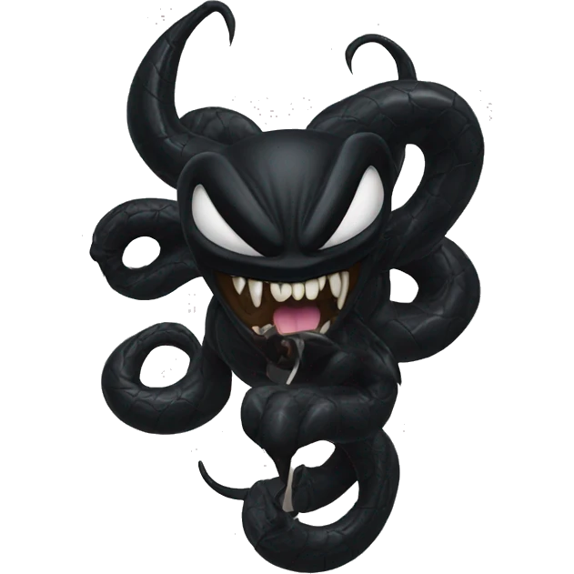 Black venom emoji