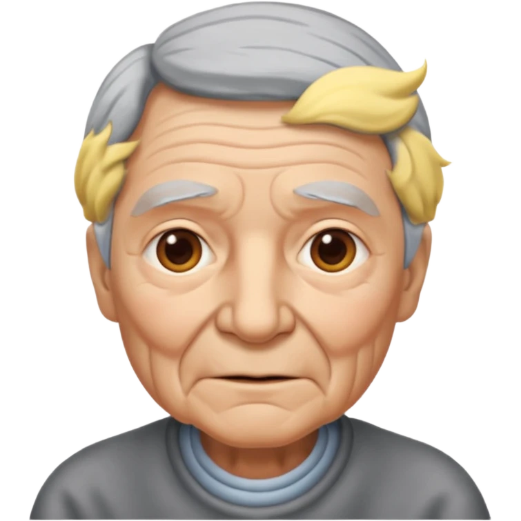 Monocular old emoji