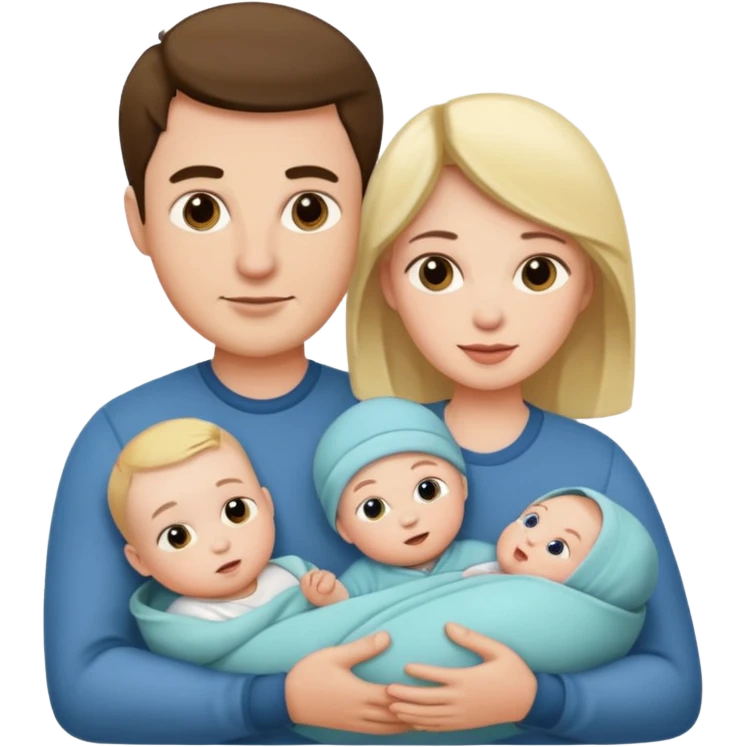 husband wife baby emoji