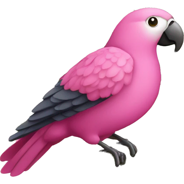 Pappagallo rosa emoji