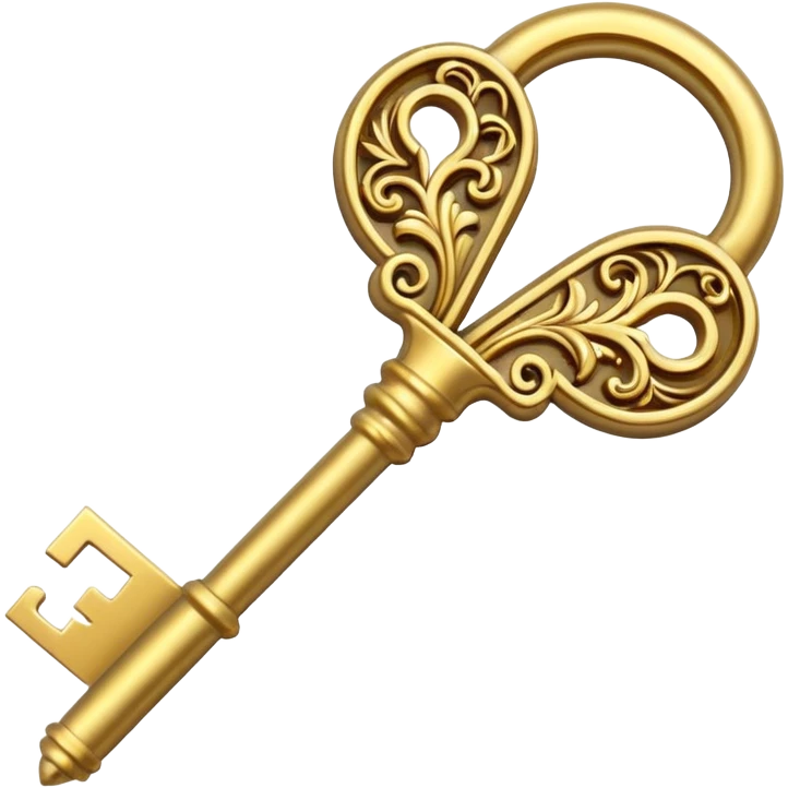 Golden key emoji