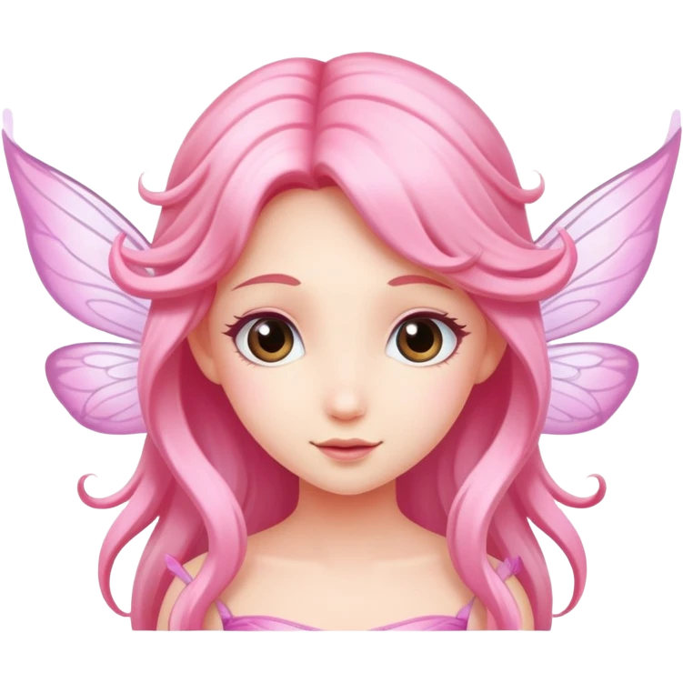 Pink fairy  emoji