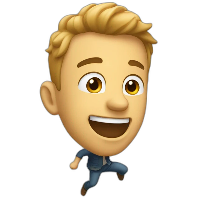 homme qui fais un salto emoji