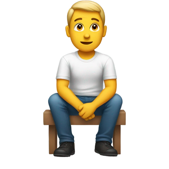 Person sitting emoji