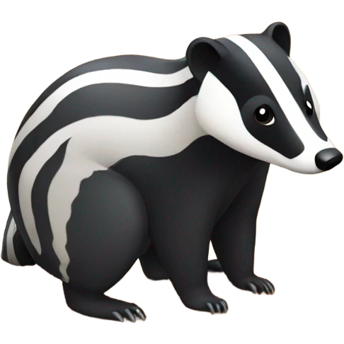 Badger on the beach emoji