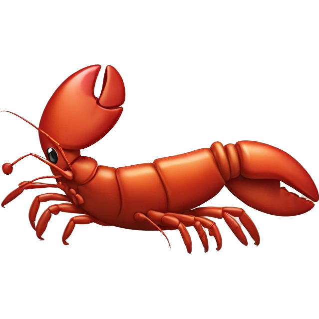 Dancing lobster emoji