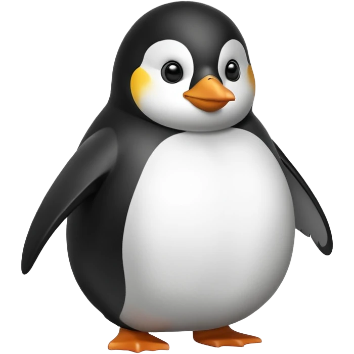 Fat penguin emoji