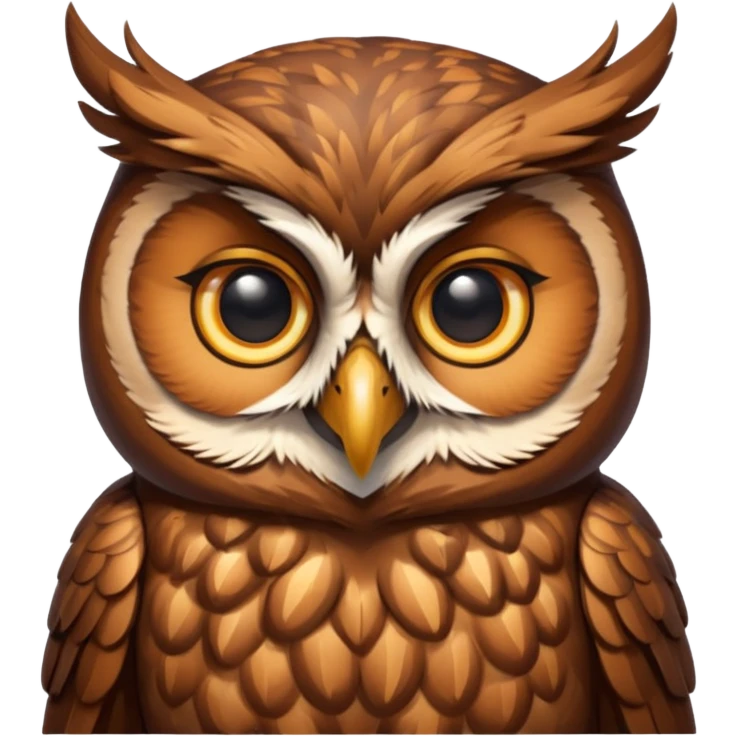 writing owl emoji