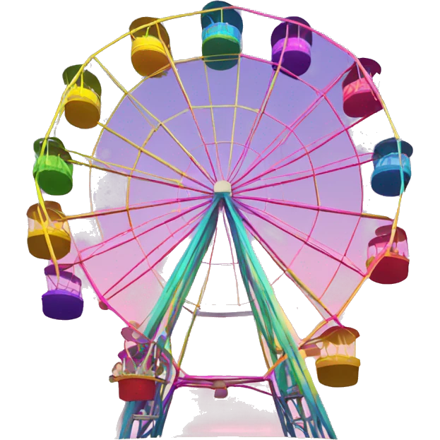 rainbow ferris wheel emoji