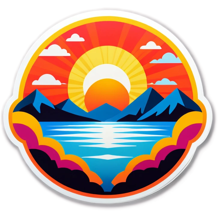 Beautiful sunrise emoji