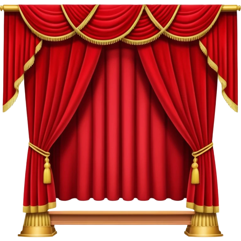 stage with curtains emoji