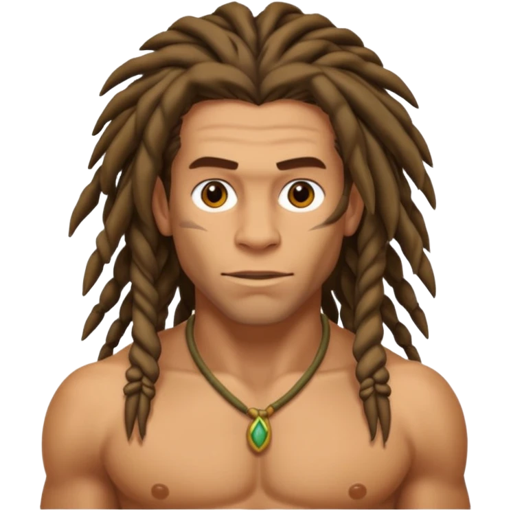 tarzan with dreadlocks emoji