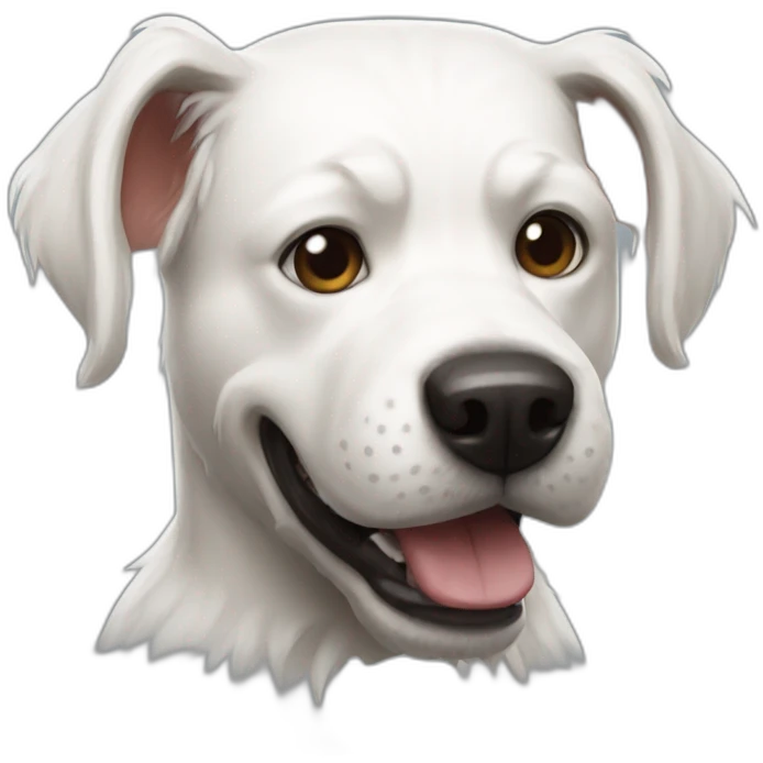 pubg white dog emoji