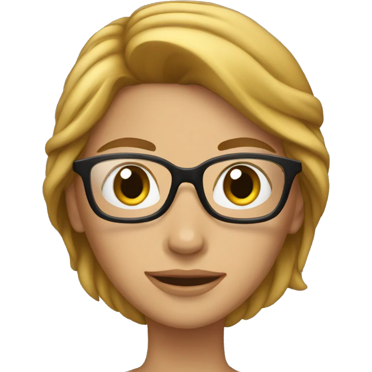 iPhone with a woman on the screen emoji