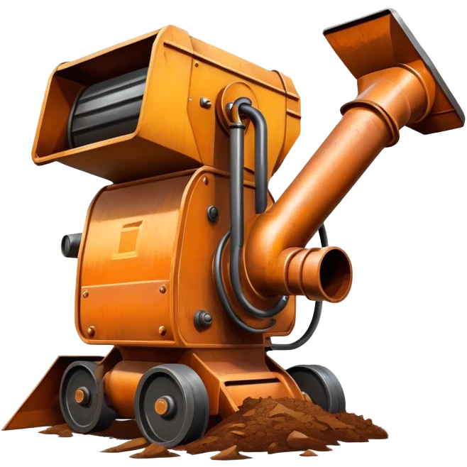 woodchipper in the style of twitter's emojis emoji
