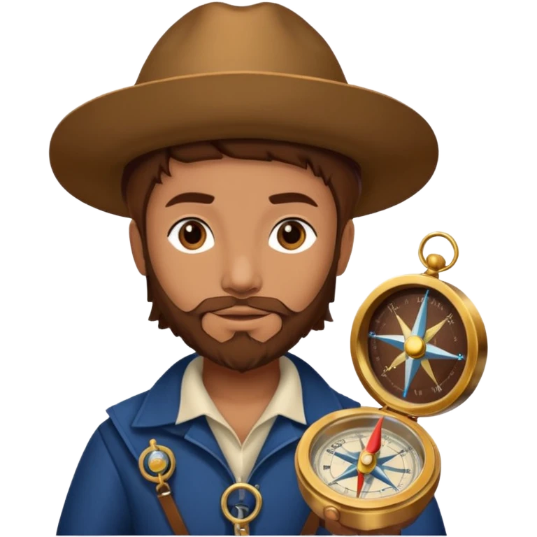 Magellan with compas emoji