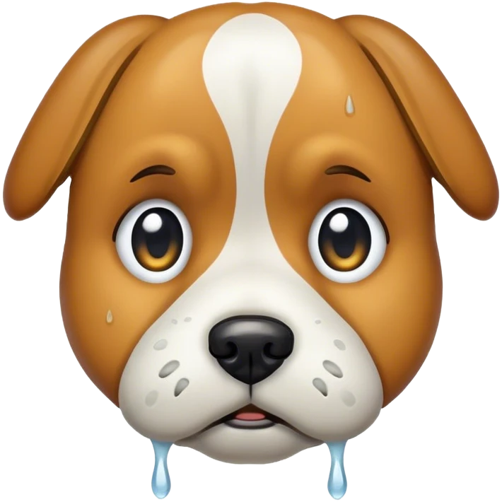 Dog in pain emoji