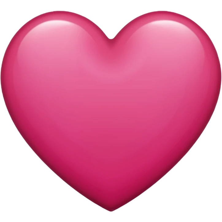 Deep reddish pink heart emoji