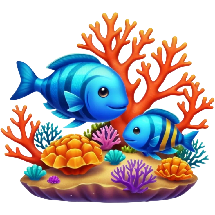 Coral Reef Treasure emoji