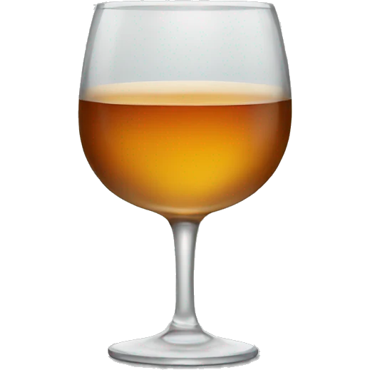 Glass of whiskey emoji