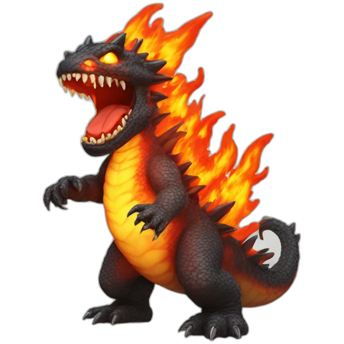 fire kaiju emoji