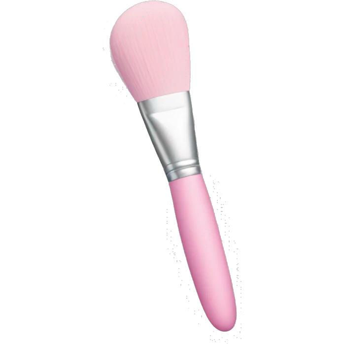 light pink makeup brush emoji
