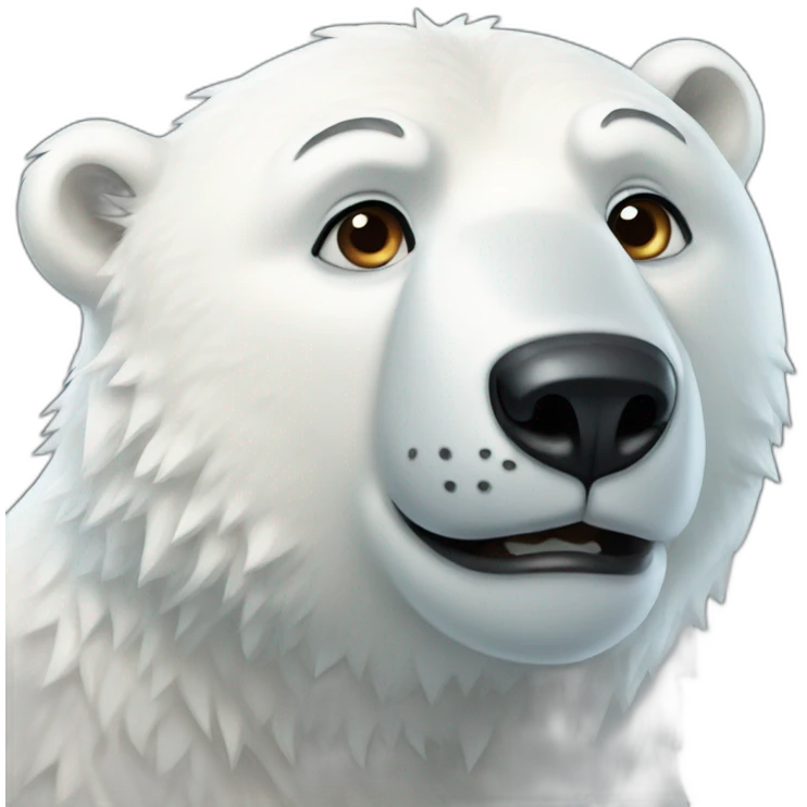 Polar bear emoji