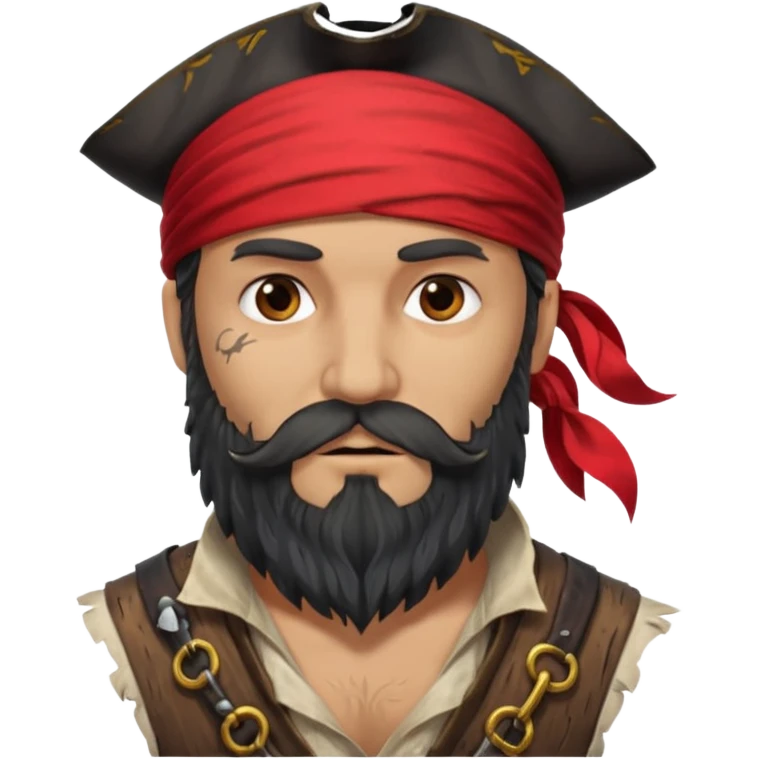 Pirate with Long Beard emoji