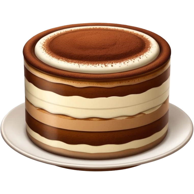 realistic tiramisu emoji