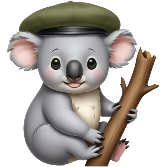 Parisian koala emoji