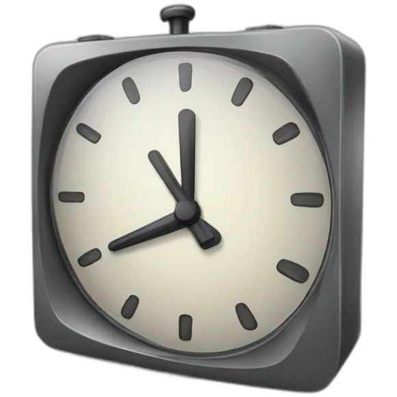 Timer one quarter emoji