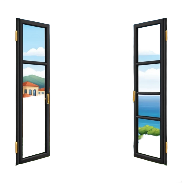 window apartment with sea view emoji