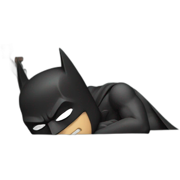 Batman sleeping emoji