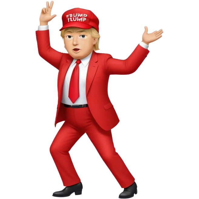Donald Trump MAGA hat dance emoji
