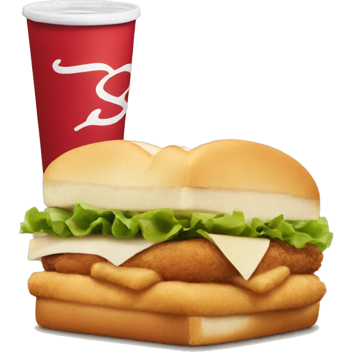 Chick-fil-a sandwich  emoji