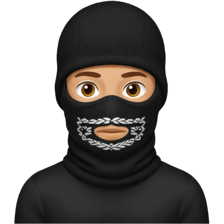 Man in balaclava emoji
