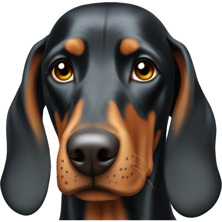 dobermann dog emoji