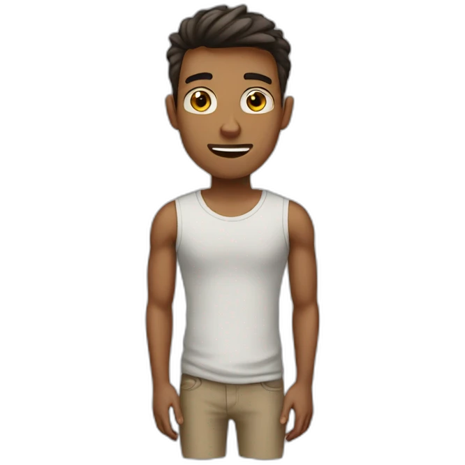 A skinny guy emoji