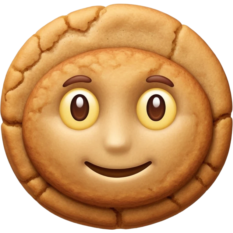 snickerdoodle cookie with cinnamon sugar coating emoji