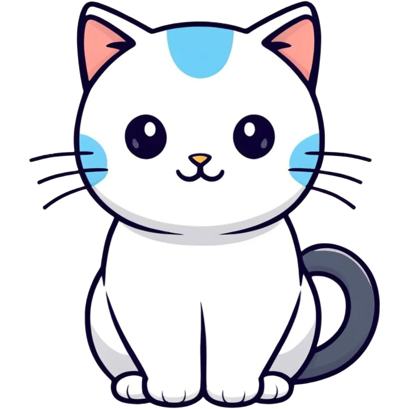 Gatto bianco  emoji
