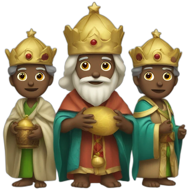 three wise men emoji