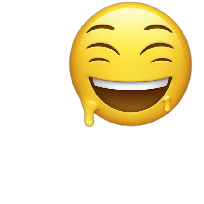 Un smiley qui fait semblant de ne rien entendre emoji