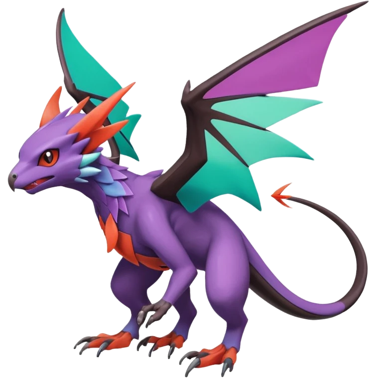 Inteleon-Pokémon-Noivern-Helioptile-fusion (full body) emoji