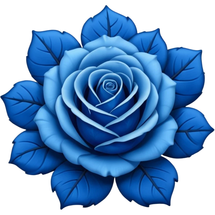 blue rose ⚘ emoji