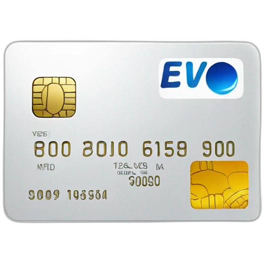 Credit card with big euro sign emoji