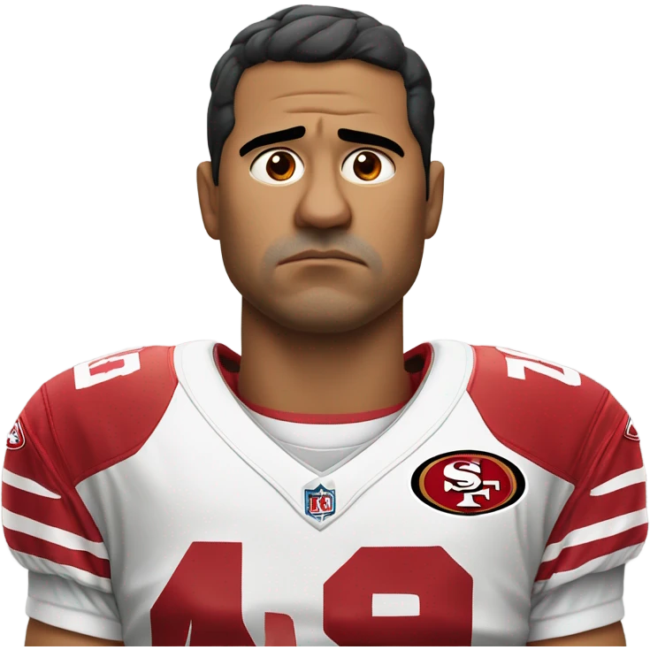 Mexican 49ers fan moping emoji