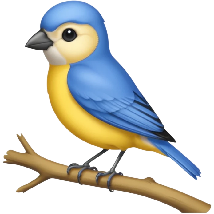 Cyanistes caeruleus emoji